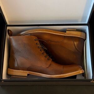 Taft Chestnut Leather Boots
